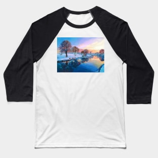 Winter Trees Baseball T-Shirt